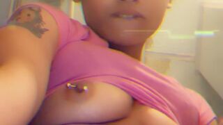 dangernasty onlyfans busty beauty takes off her underwear