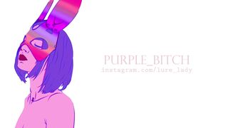 purple_bitch ManyVids slim confused caresses shaved pussy