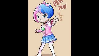 Lana Rain ManyVids sexy blonde gently masturbates cunt