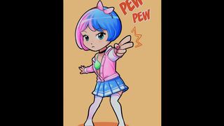 Lana Rain ManyVids ardent student dancing striptease