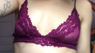 saradoesscience onlyfans big breasted slut fucks shaved cunt