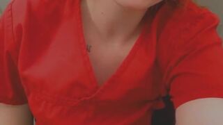 gingergoddesss onlyfans big tit teases her pussy with a phallus