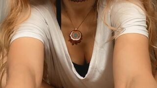 theperfectmistress onlyfans plump bitch creases her boobs