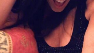 officialdavafoxx onlyfans incendiary lady masturbates both holes with pleasure