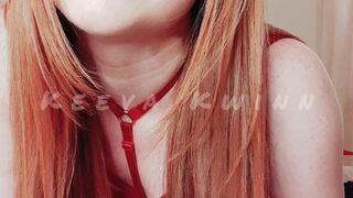 keevakwinn onlyfans sexy beauty in red stockings