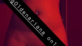 g0ldenariana onlyfans painted lady makes big tits