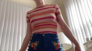 ellanovaxxx onlyfans shy young lady caresses intimate places