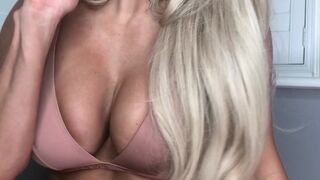 danniiharwood onlyfans charming bitch caresses big tits