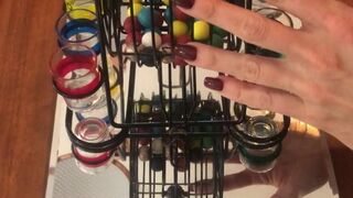 danniiharwood onlyfans openwork wench in stockings coyly changes poses and strokes shaved pussy