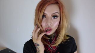 Peachhes onlyfans young lady in stockings fucks pussy