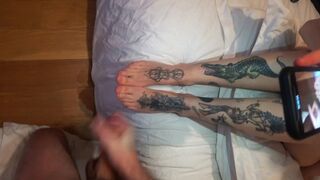 27 onlyfans elegant blonde dabbles with dildo