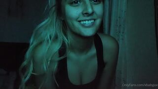 xbabyjox onlyfans angelicly beautiful woman pathetically caresses herself
