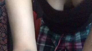 simpqueen onlyfans cute passion pulls the cap with his fingers