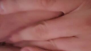 princess_gush onlyfans busty young lady caresses shaved cunt