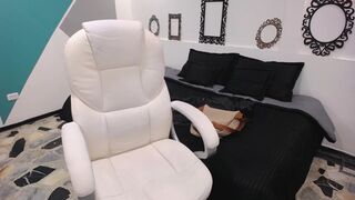 purple__slut charming girl strips in front of the camera