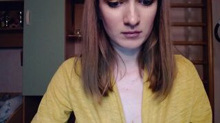 lick_it_up_big_boy sexy brown hair caresses shaved holes