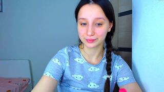 elissbaby lustful bitch demonstrates shaved holes