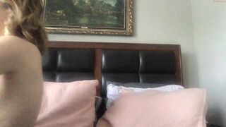 blondelovetoy cute slut masturbates with a vibrator