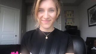 blondelovetoy classy chick strips and caresses her cunt