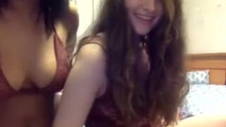 2girl1dorm beautiful vigorously fingering pussy