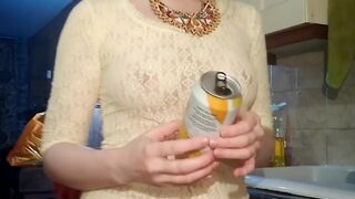 lucymuse blonde hairstyle fingering shaved cunt