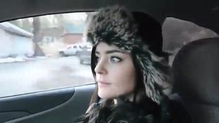 Ashe Maree Gripping nipple masturbates wet wrap