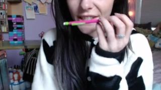 Ashe Maree Cute bitch sucks penis and gets fucked