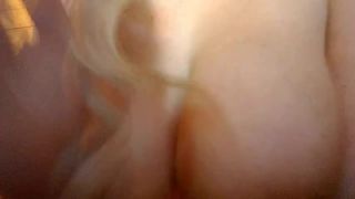 Americanmad18 Busty babe gently caresses her pussy