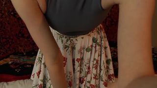 Lyra Fae manyvids cute passion pulls the cap with his fingers