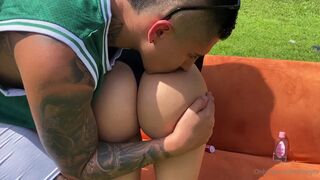 kimytv busty maiden posing in stockings