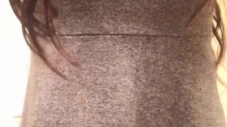 karabella beauty in stockings fucks with phallus