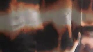 downundercple hot brunette girl gently masturbates cunt