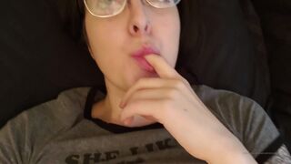 svnflowerqueen  cutie in stockings showed tits