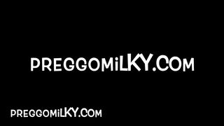 preggomilky young girl masturbates lips sex