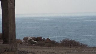 preggomilky slut fingers her pussy