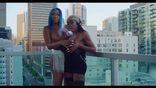 ebony mystique lustful skin jerks off shaved cunt