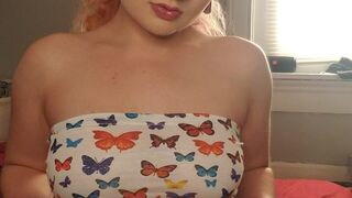 brattylizxxx busty bitch jumps on phallus