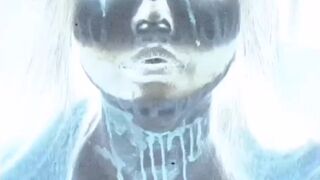 ariaboobie mature model caresses nipples and cunt