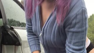 stonedmoon Wicked chick sucks off a fat dick