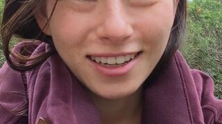 elfgirltalia home julia squeezes her tits