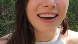 elfgirltalia busty blonde licks nipples