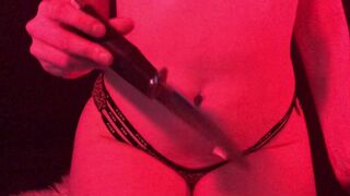 babyjade13 black-haired lady caresses boobs