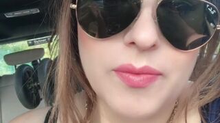 british spicy trash fucks herself with a dildo