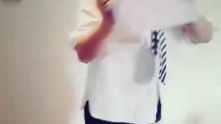 bethundressed dark haired woman masturbates with sex toys