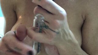 xnicoleanistonx cute young lady shows off beautiful tits