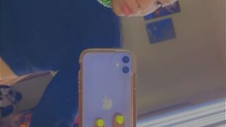 shesacenotorious wonderful skin caresses the vagina