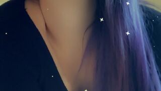 lil graceful blonde passionately masturbating cunt