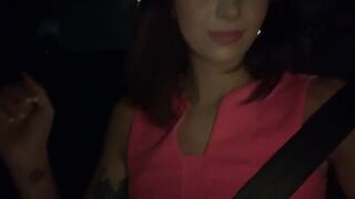 leahwintersxoxo cute brunette caresses her charms