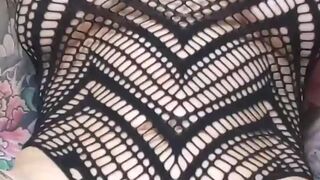 pandorablue1 busty ruining caresses vagina