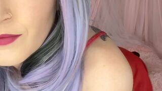 octavialuxe mysterious goddess gently caresses her ass with her fingers